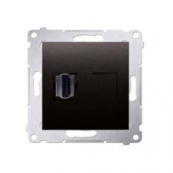 KONTAKT-SIMON Simon54 Gniazdo HDMI antracyt DGHDMI.01/48