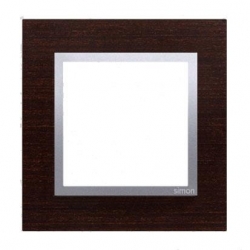 KONTAKT-SIMON Simon54 Ramka pojedyncza Nature-Drewno srebrne wenge DRN1/84