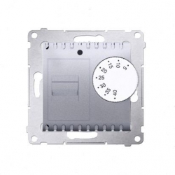 KONTAKT-SIMON Simon54 Regulator temp. 5-40°C IP20 srebrny mat DRT10W.02/43