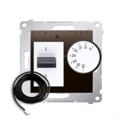 KONTAKT-SIMON Simon54 Regulator temp. 5-40°C IP20 brąz mat DRT10Z.01/46
