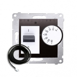 KONTAKT-SIMON Simon54 Regulator temp. 5-40°C IP20 antracyt DRT10Z.01/48