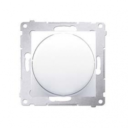 KONTAKT-SIMON Simon54 Ściemniacz 20-500W naciskowo-obrotowy biały DS9T.01/11