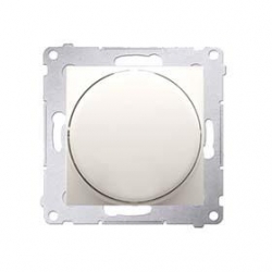 KONTAKT-SIMON Simon54 Ściemniacz 20-500W naciskowo-obrotowy kremowy DS9T.01/41