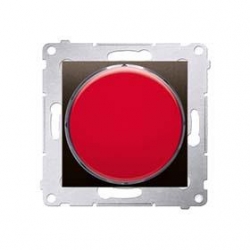 KONTAKT-SIMON Simon54 Sygnalizator LED świetlny brąz mat DSS2.01/46