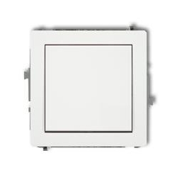 Karlik DECO łącznik jednobiegunowy biały PODTYNKOWY bez ramki IP20 10AX 250V DWP-1