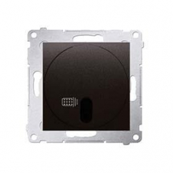 KONTAKT-SIMON Simon54 Łącznik zdalnie st z przekaźnikiem antracyt DWP10P.01/48
