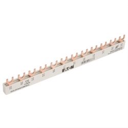 EATON szyna łączeniowa 3P 63A 10mm2 widełkowa (12 mod.) EVG-3PHAS/12MODUL 215639
