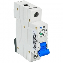 Wyłącznik nadprądowy 1P C 63A 6kA AC LC-Tec EBS9B-1C/63 5902838490426