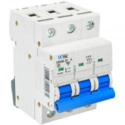 Wyłącznik nadprądowy 3P C 63A 6kA AC LC-Tec EBS9B-3C/63 5902838490471