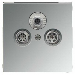 JUNG LS990 gniazdo RTV-SAT końcowe aluminium