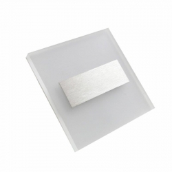 Eko-light oprawa schodowa LUMI SILVER 3000K ciepła biała 0,6W 230V srebrna