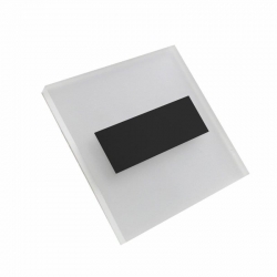 Eko-light oprawa schodowa LUMI BLACK 3000K ciepła biała 0,6W 230V czarna