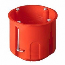 ELEKTRO-PLAST NASIELSK Puszka 0220-00 podtynkowa 60mm regips głęboka pomarańczowa PK-60F do ścian pustych