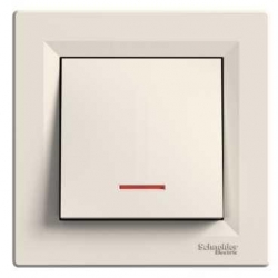 SCHNEIDER ELECTRIC ASFORA Łącznik poj. podśw. 16A kremowy 0001-00001-05204