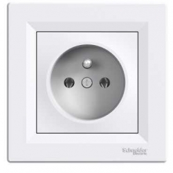 SCHNEIDER ELECTRIC ASFORA Gniazdo pojedyncze z/u białe EPH2800121