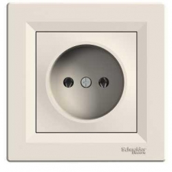 SCHNEIDER ELECTRIC ASFORA Gniazdo pojedyncze b/u kremowe EPH3000123