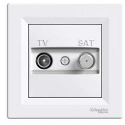 SCHNEIDER ELECTRIC ASFORA Gniazdo anten TV-SAT końc 1dB białe EPH3400121