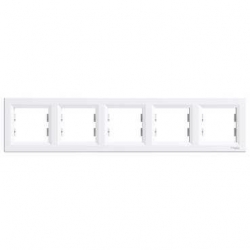 SCHNEIDER ELECTRIC ASFORA Ramka pięciokrotna pozioma biała EPH5800521