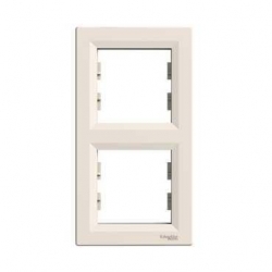 SCHNEIDER ELECTRIC ASFORA Ramka podwójna pionowa kremowa EPH5810223
