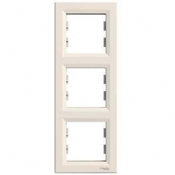 SCHNEIDER ELECTRIC ASFORA Ramka potrójna pionowa kremowa EPH5810323