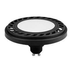 Żarówka ES111 gu10 15 led 9W B/WW 120s ciepła biała AR111 czarna obudowa.