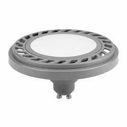 Żarówka ES111 gu10 15 led 9W S/WW 120s ciepła biała AR111 szara obudowa.