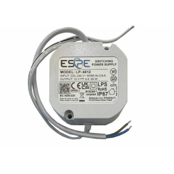 Zasilacz led ESPE 60W 5A 12V DC IP67 okrągły puszkowy do puszki fi 70