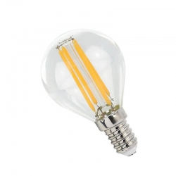 Żarówka led filament E14 led 6W g45 mała kulka ciepła biała 2700K RETRO