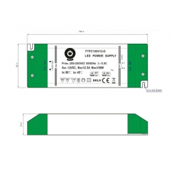 FTPC150V24-D sciemnialny triac wymiary-212712