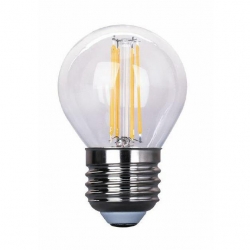 Żarówka Spectrum filament E27 led 4W g45 mała kulka ciepła biała 2700K 500lm RETRO