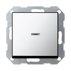 Gira Łącznik przyciskowy kontr, przełącz alny System 55 chrom