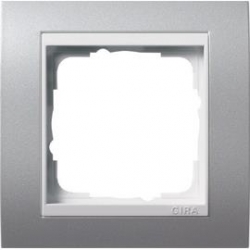 Gira Ramka pojedyncza do białych Gira Ev ent kolor aluminiowy