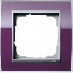 Gira Ramka pojedyncza aluminiowy Gira Ev ent Clear kabaczkowy