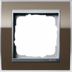 Gira Ramka pojedyncza aluminiowy Gira Ev ent Clear brązowy