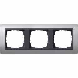 Gira Ramka potrójna antracytowy Gira Eve nt kolor aluminiowy