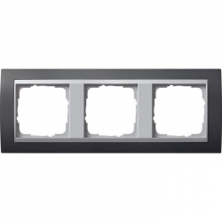Gira Ramka potrójna aluminiowy Gira Even t antracytowy