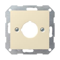 Gira Osłona+płytka mont. urządzenie z 22 ,5mm System 55 kremowy