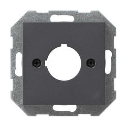 Gira Osłona+płytka mont. urządzenie z 22 ,5mm System 55 antracytowy