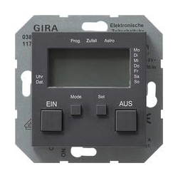 Gira Zegar sterowniczy System 55 antracy towy