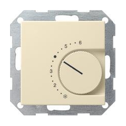 Gira Reg. temp. 230 V styk rozwierny Sys tem 55 kremowy
