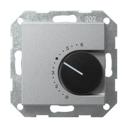 Gira Reg. temp. 24 V styk rozwierny Syst em 55 kolor aluminiowy