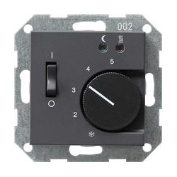 Gira Reg temp 230V+sonda ogrz. podłogowe System 55 antracytowy