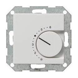 Gira Reg. temp. 24 V przełączalny System 55 biały matowy