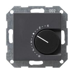 Gira Reg. temp. 24 V przełączalny System 55 antracytowy