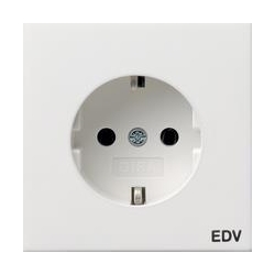 Gira Gniazdo SCHUKO EDV Gira F100 biały