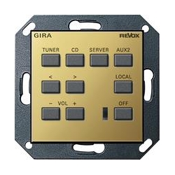 Gira Urz. obsługowe Revox M 218 System 5 5 mosiądz