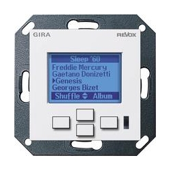 Gira Wyświetlacz Revox M 217 System 55 b iały