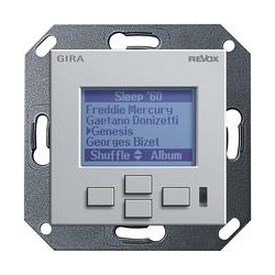 Gira Wyświetlacz Revox M 217 System 55 k olor aluminiowy
