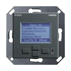 Gira Wyświetlacz Revox M 217 System 55 a ntracytowy