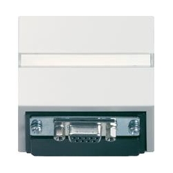 Gira Złącze KNX z polem opisowym System 55 biały